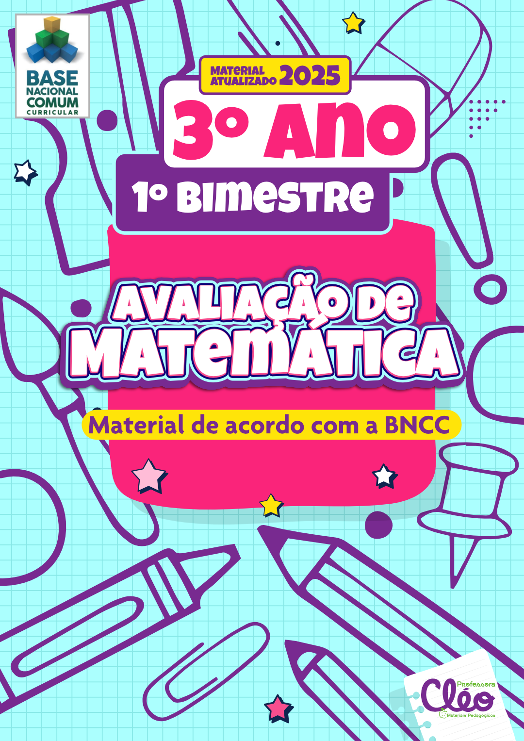 Avaliação de Matemática 3º Ano – 1° bimestre