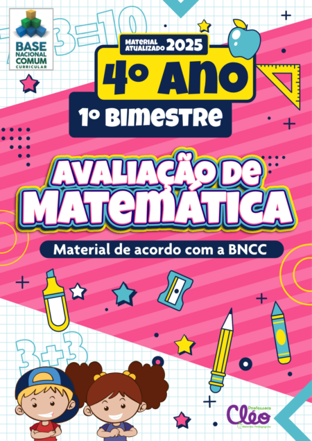 Avaliação de Matemática - 4° ano - 1° bimestre