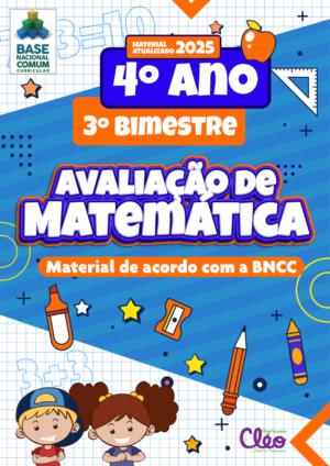 Avaliação de Matemática - 4° ano - 3° bimestre