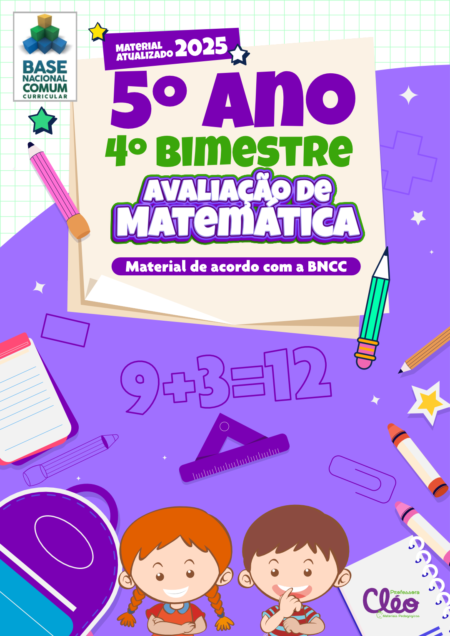 Avaliação de Matemática – 5º Ano – 4º Bimestre