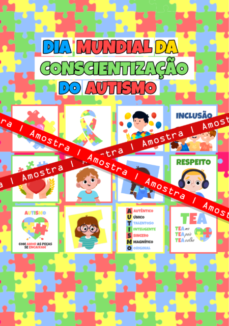 Jogo da Memória - Dia Mundial da Conscientização do Autismo