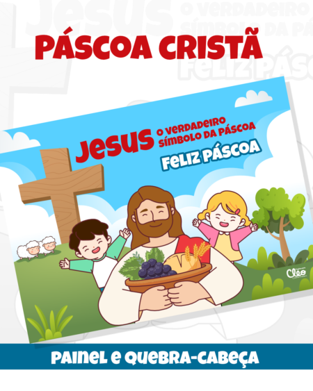 Páscoa Cristã - Painel e Quebra-cabeça