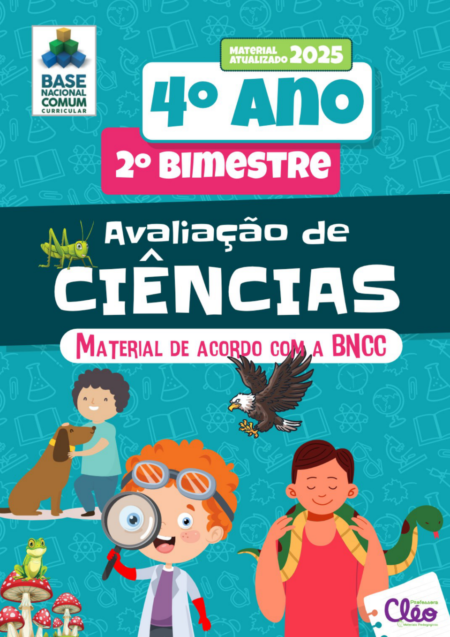 Avaliação de Ciências - 4° ano - 2° bimestre
