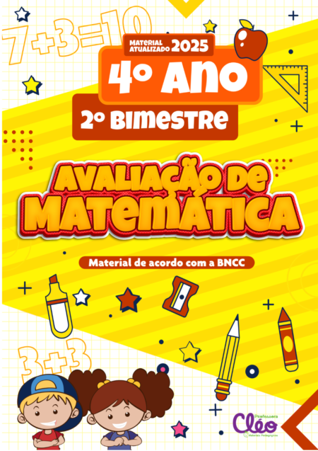 Avaliação de Matemática 4º Ano – 2° bimestre
