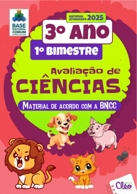 Avaliação de Ciências - 3º Ano - 1º Bimestre