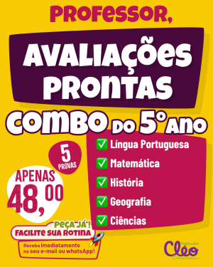 Combo de 5 apostilas - 5° ano - 2° bimestre