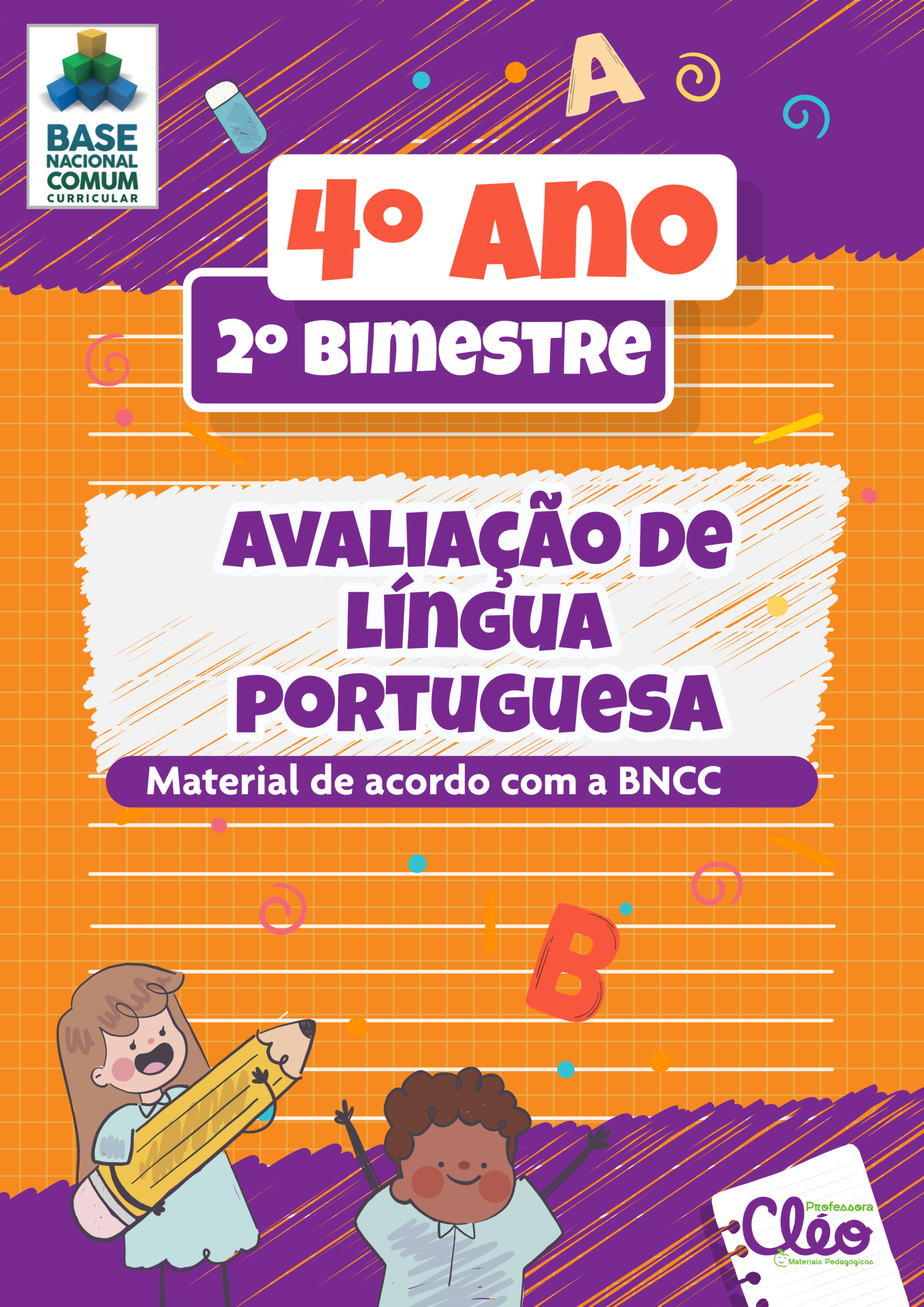 Avaliação de Língua Portuguesa – 4º Ano | 2° bimestre