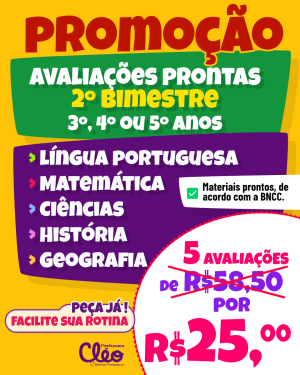 SUPER COMBO 5 Apostilas - 3° ano - 2° bimestre