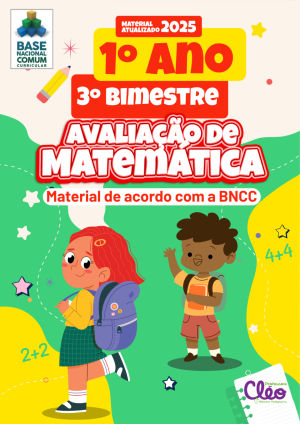 Avaliação de Matemática – 1º Ano – 3º Bimestre  