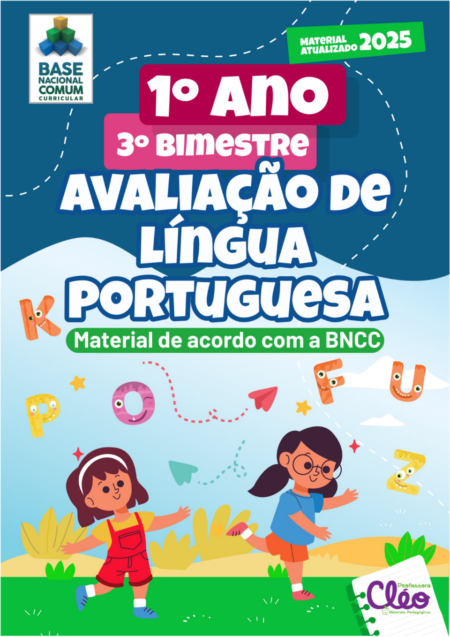 Avaliação de Língua Portuguesa – 1° ano – 3° bimestre