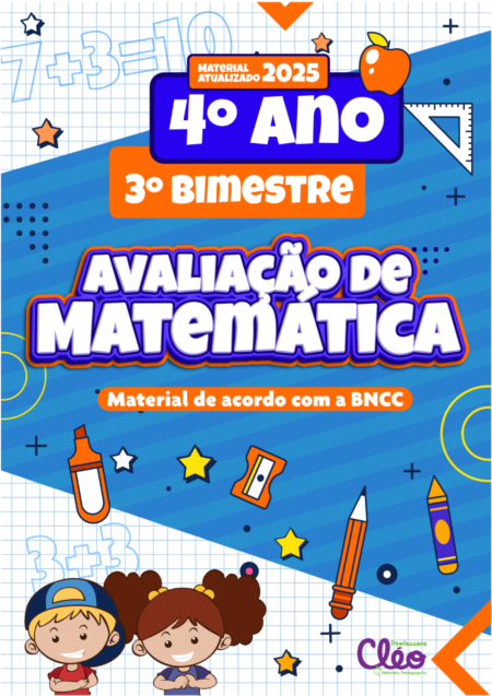 Avaliação de Matemática – 4º Ano – 3° bimestre 