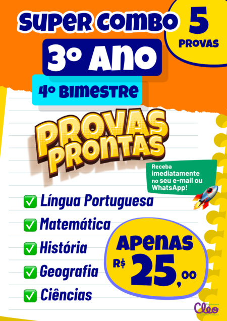 SUPER COMBO 3° ANO 4° BIMESTRE