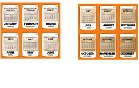 Magic Word Cards – MONTHS OF THE YEAR