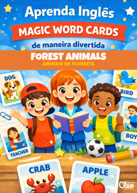 Magic Word Cards - FOREST ANIMALS
