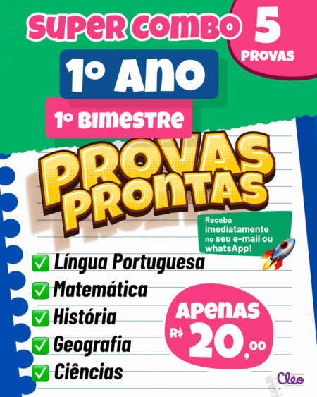 SUPER COMBO - 1º ANO - 1º BIMESTRE