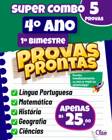 SUPER COMBO - 4º ANO - 1º BIMESTRE