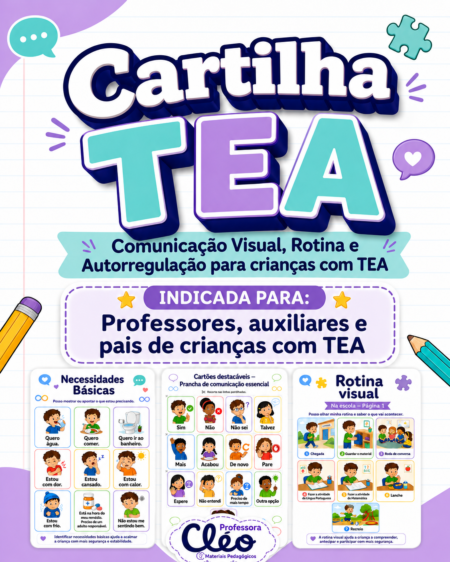 Cartilha TEA - Para professores, auxiliares e pais