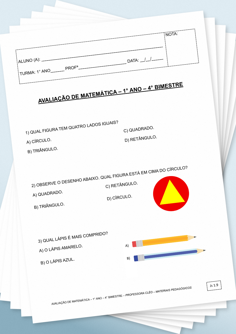 1º Ano - Matemática 1