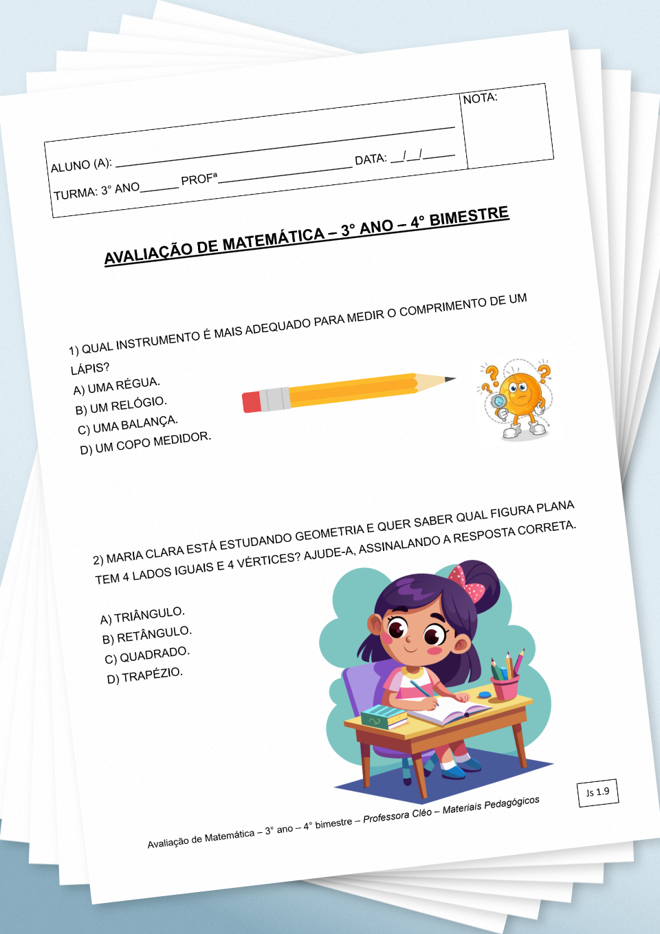 3º Ano - Matemática 1