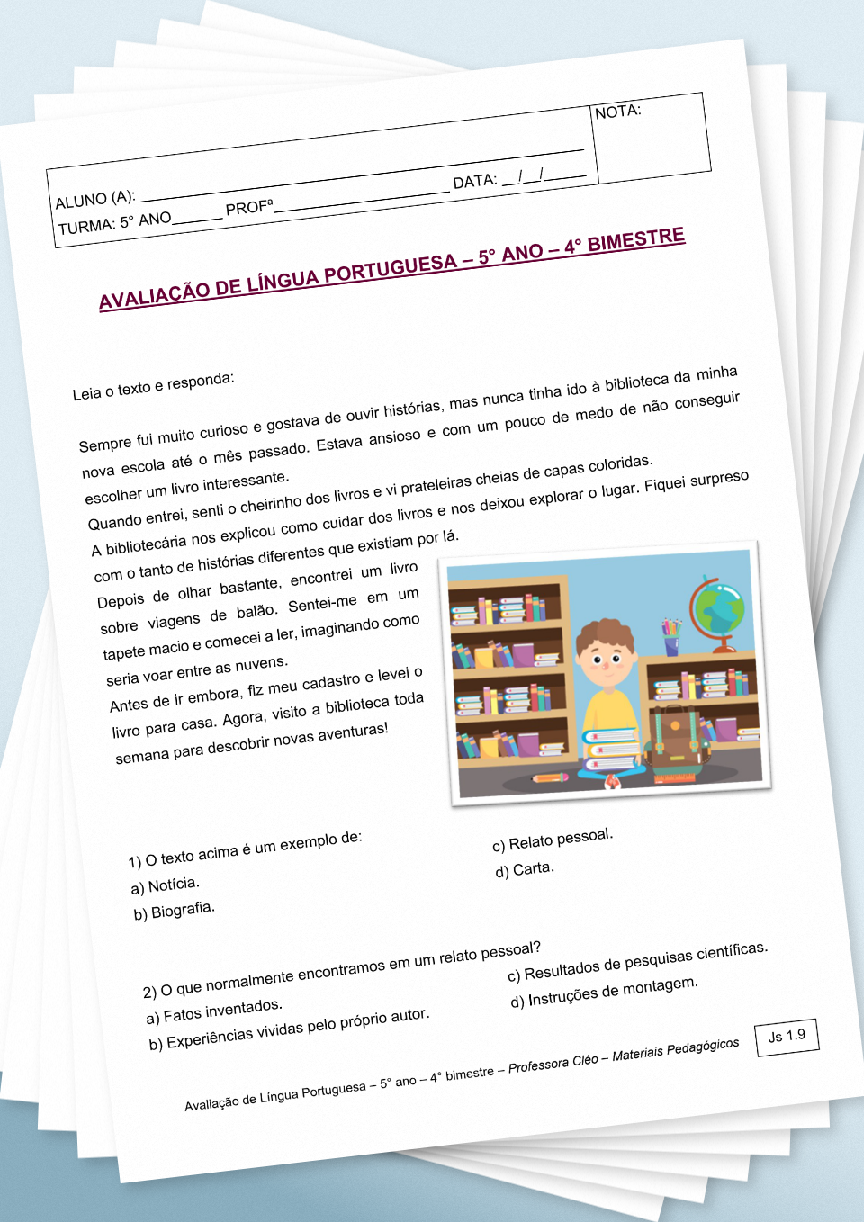 5º Ano - Português 1